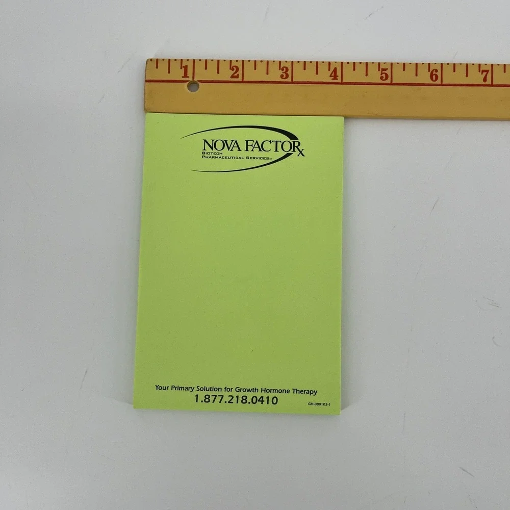 Pharmaceutical Promotional Post-it Note Pads Genentech Nova Factor Metadate